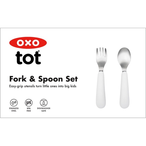 🍁 *LAST CHANCE* OXO Tot Fork and Spoon Set - Picture 6 of 8